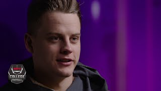 Joe Burrow opens up on his Heisman Trophy speech facing Oklahoma in CFP  College Football on ESPN [upl. by Ecirual707]