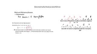 Metrische Analyse [upl. by Zeret72]