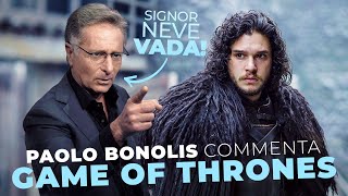 PAOLO BONOLIS COMMENTA quotGAME of THRONESquot 1 [upl. by Psyche]