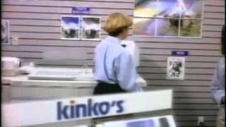 Kinkos  TV commercial 1992 [upl. by Binnie9]