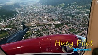 Air King 350 lands in Innsbruck Austria LOWI [upl. by Refiffej303]