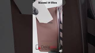 Xiaomi 14 Ultra Telone pu leather dėklasчехолcase burgundy color [upl. by Hussey]