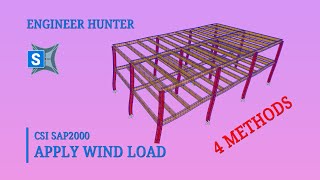 Apply Wind Load in SAP2000 [upl. by Kavanagh288]