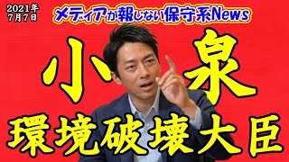 小泉環境相が太陽光発電を推す理由は利権か！！熱海の土石流災害はメガソーラーが原因と専門家が指摘！！メガソーラーは日本に災害をもたらす！！小泉一家広告塔の利権の闇【メディアが報じない保守系News】 [upl. by Zined]