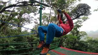 ZipLine TreeTopia Park Monteverde [upl. by Helli]