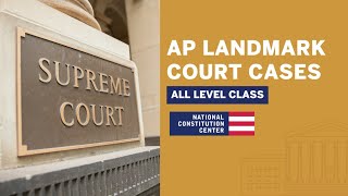 AP Landmark Court Cases Review All Levels Session [upl. by Proudlove867]