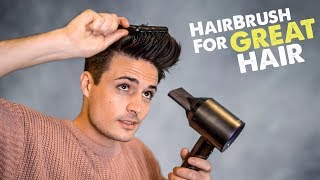 Mens Hairstyle Tips  The ONLY Hair Brush Youll EVER Need  BluMaan 2018 [upl. by Alad]