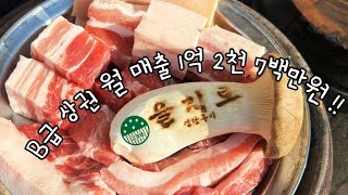 B급 상권에서 1억 2천 7백만원 판매하는 노포 맛집 을지로 연탄구이 [upl. by Naitsihc]