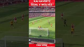 🔴 KAI HAVERTZ GOAL vs WOLVES arsenal football footballnews premierleague shorts fanview [upl. by Poyssick]