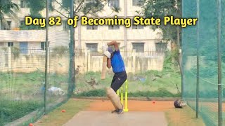 Day 82 of Becoming State Player  Cricket Life With SATYAM Dev [upl. by Norb]