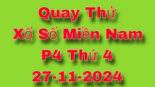 XSMN • Quay Thử Kết Quả Xổ Số Miền Nam P4 Hôm Nay 27112024 xoso Đồng Nai Cần Thơ Sóc Trăng [upl. by Dorahs69]