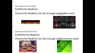 Energie bei chemischen Reaktionen [upl. by Mercorr]