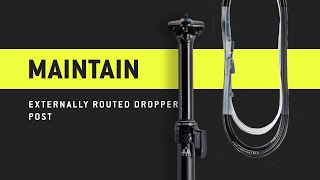 PNW Components How to Maintain an Externally Routed Dropper Post [upl. by Buckingham]