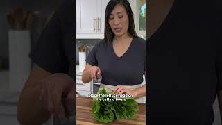 How to Cut Romaine Lettuce [upl. by Graves83]