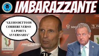 ALLEGRI RISPOSTA IMBARAZZANTE NEL POST PARTITA quotGLI HO DETTO DI CORRERE VERSO LA PORTA AVVERSARIAquot [upl. by Tu]