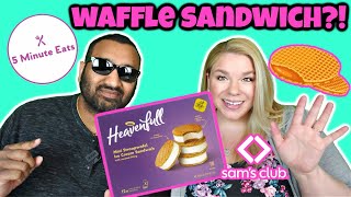 Heavenfull Mini Stroopwafel Ice Cream Sandwiches Review [upl. by Dric]