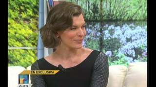 Milla Jovovich en Hechos AM [upl. by Gildas]