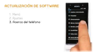 Tutorial Sony Xperia U  Actualización de software Jazztel [upl. by Biondo708]