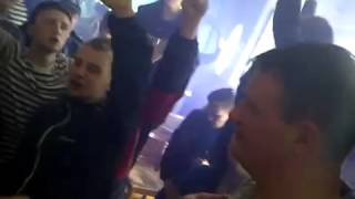 Everton fans David moyes last game at Chelsea away smoke bomb in pub [upl. by Ydnab148]