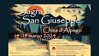 A Chies dAlpago la Sagra di San Giuseppe entra nel vivo [upl. by Peednus]