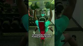 Dumbbell Shoulder Press  Back Off Set [upl. by Ecirtel]