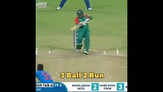 Hardik Pandya Thrilling Bowling Vs Bangladesh 3 Ball 2 Runs shorts [upl. by Gearalt]