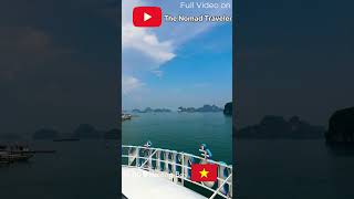 World UNESCO site Halong Bay Vietnam 🇻🇳 halongbaytour halongbaycruise [upl. by Butta]