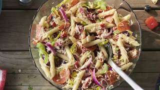 Italian Cheese Muffuletta Pasta Salad [upl. by Dulsea292]