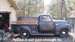 1949 Chevy 3100 restoration Part 1 [upl. by Aimerej778]