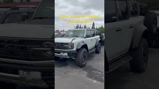 2024 cactus gray Bronco Raptor raptor fordbronco offroad automobile offroad [upl. by Hnid507]