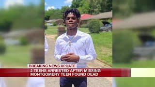 2 arrested after missing Montgomery teen found dead [upl. by Janella]