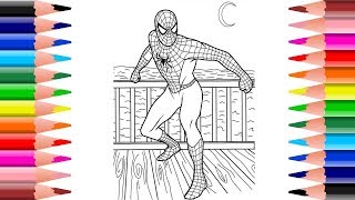 ระบายสีสไปเดอร์แมน  coloring book Spiderman [upl. by Adnorat]