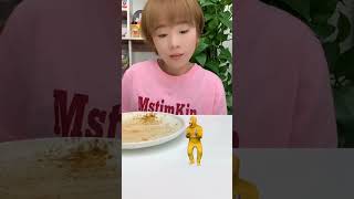 Bandar Mama Nodles Order 🥳 mini wood toy wood working art skill short cartoon viral trending [upl. by Ketti]