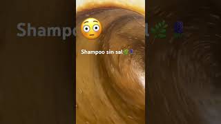 Shampoo natural sin sal 🌿🪻🧴natural shorts subscribe compartir [upl. by Remoh]