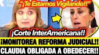 ¡TÓMALA ¡SENTENCIAN la REFORMA JUDICIAL en CORTE INTERNACIONAL AMLO y CLAUDIA ARDEN de CORAJE [upl. by Past]