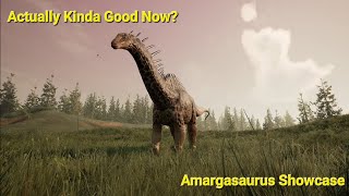 Amargasaurus Showcase  Path of Titans [upl. by Ennoid]