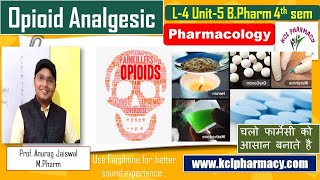 Opioid Analgesic Narcotic amp Analgesics Mechanism of Action  L4 Unit5  PharmacologyI [upl. by Anauqahs935]