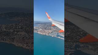 POV French Riviera from above with easyjet flight pov frenchreviera flights easyjet [upl. by Wilde991]