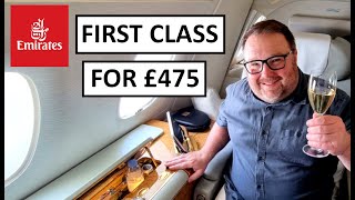 Emirates First Class for £475  No Points No Tricks Ill Show You How [upl. by Miyasawa]