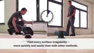 Bosch Blue Professional  GSL 2 Surface Laser for floor leveling amp preparation [upl. by Ceevah]