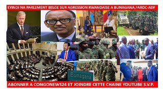 79EYINDI NA PARLEMENT BELGE SUR AGRESSION RWANDAISE A BUNAGANAFARDCADFINTERVIEW MINISTRENZANGI [upl. by Calloway]