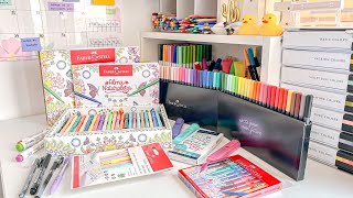 Unboxing FABER CASTELL 📝🎒 I Stationery Haul 🌸 FaberCastellPeru [upl. by Drofnelg]