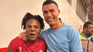 irl Portugal Game🇵🇹 Meeting Ronaldo [upl. by Retnuh483]