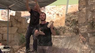 Jerusalem Ophel Excavation 2023 Herodian Period Oil Lamp and Tenth Legion Stamped Brick [upl. by Rorke486]