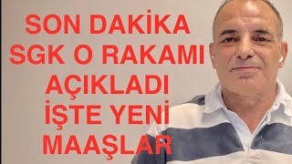 SON DAKİKA EMEKLİLER DİKKAT SGK O RAKAMI AÇIKLADI İŞTE MAAŞ HESABI [upl. by Korney32]