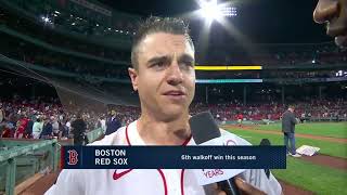 WEEI and NESN calls Tyler ONeills walkoff Home Run plus postgame interview BAL  BOS 09112024 [upl. by Otsedom]