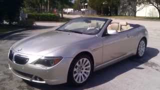 FOR SALE 2005 BMW 645CI Convertible with Navigation [upl. by Saul]