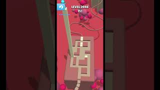 Gameplay top mobile games Relaxing n satisfying game iOSANDROID Stacky Dash shorts Level 2046 [upl. by Issie43]