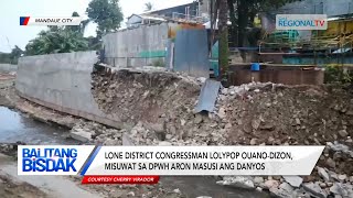 Balitang Bisdak Paghunlak sa parte sa riprap nga habig sa Brgy Maguikay nakuhaan og video [upl. by Htidra]