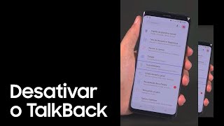 Samsung  Smartphone  Desativar o TalkBack [upl. by Dragoon]